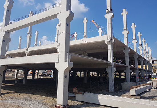 Concrete structure commercial property