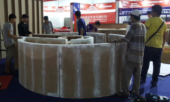 Commercial booth warehouse