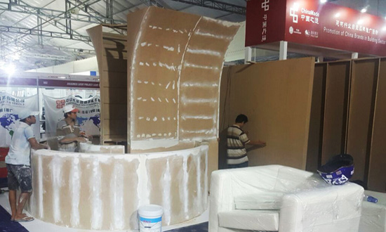 Commercial booth warehouse