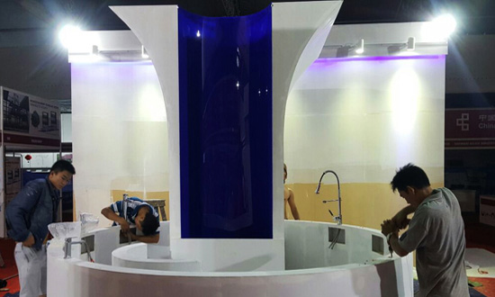 Commercial booth warehouse
