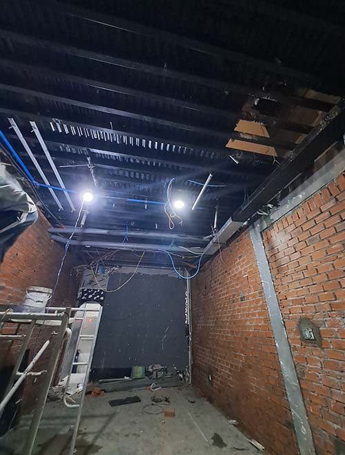 Commercial property renovation